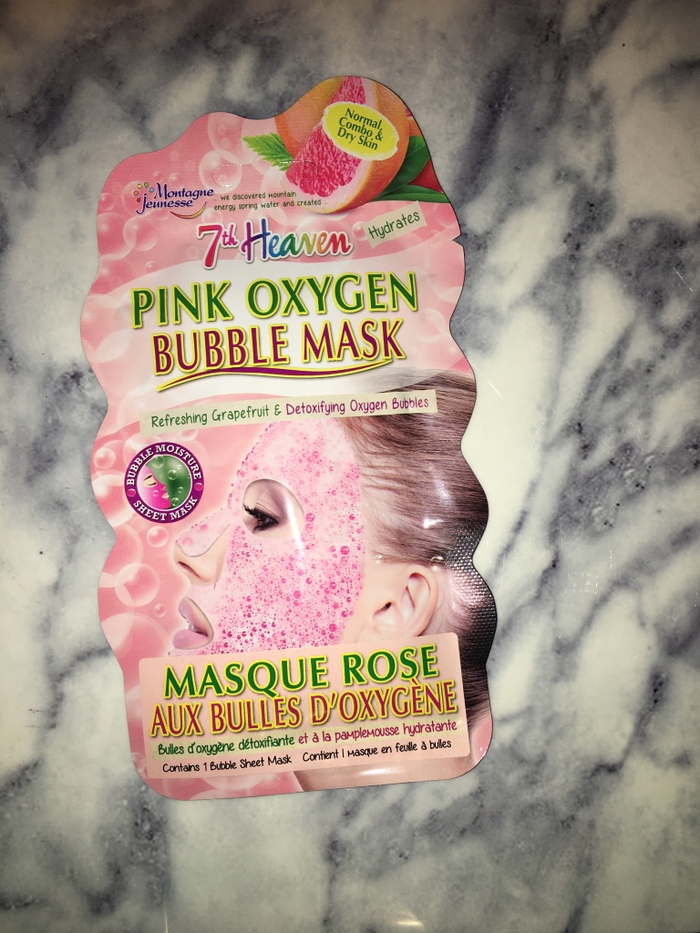 7th  heaven  Pink  Oxygen Bubble Mask 